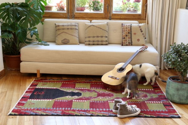 Kilim vintage de Emirdag, Turquía. 170x125 cms - Imagen 8