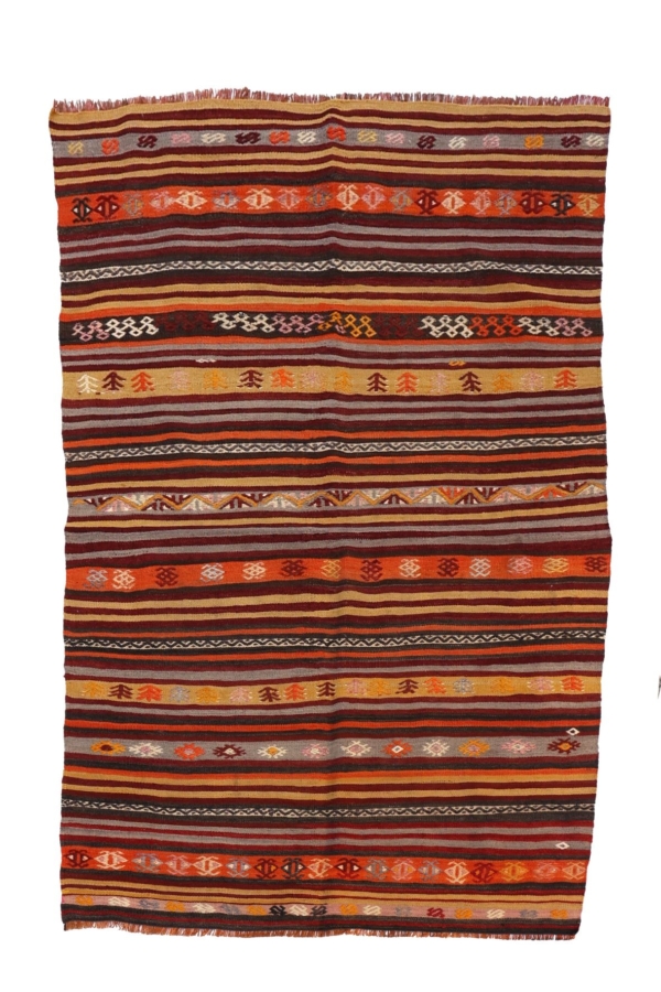Kilim  semi antiguo de Selendi, Turquía. 175x113 cms - Imagen 2