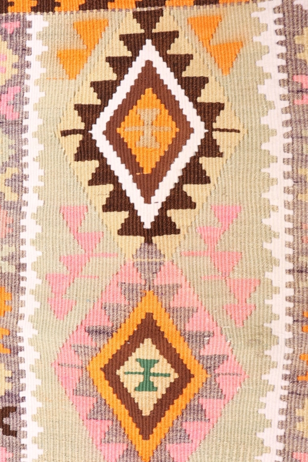 Vintage Kars kilim from Turkey, 125x73 cms - Image 3
