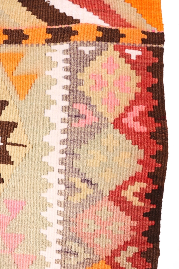 Vintage Kars kilim from Turkey, 125x73 cms - Image 4