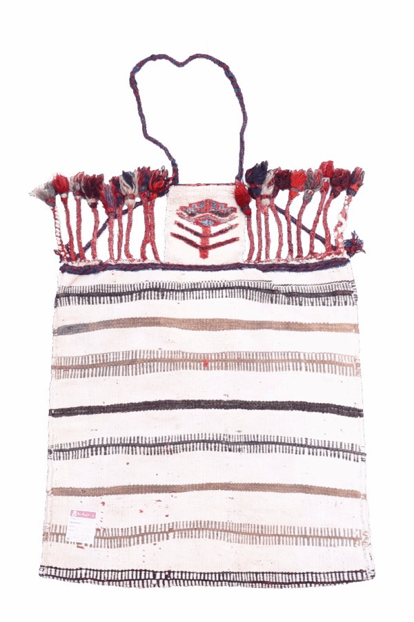 Bolsa de sal o namakdan antiguo arabe, Irán. 62x56 cms - Imagen 2
