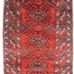 Almohadón o balisht semi antiguo Serkhat Baluch, Afganistán. 90x50cms
