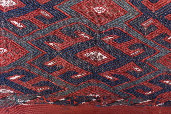 Antique Yomut Turkman torba from . 44x75 cms - Image 4