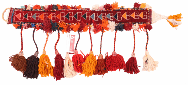 Vintage Qashqai Kashkuli horse band from Iran. 80x70 cms