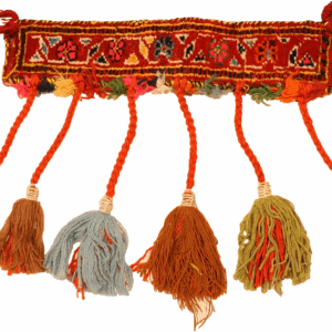 Vintage Qashqai horse band from Iran. 38x8 cms