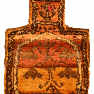 Bolsa de sal o namakdan vintage Baluch, Afganistán. 43x32 cms