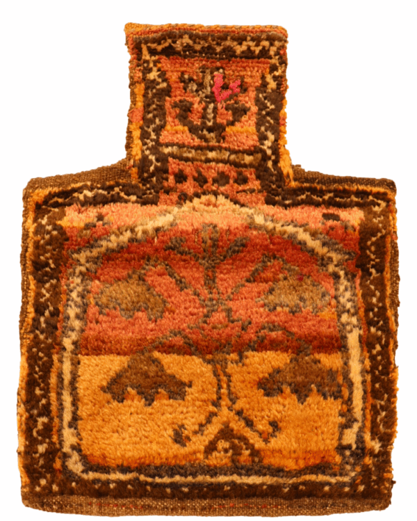 Semi-antique Baluch salt bag or namakdan from Afghanistan. 43x32 cms