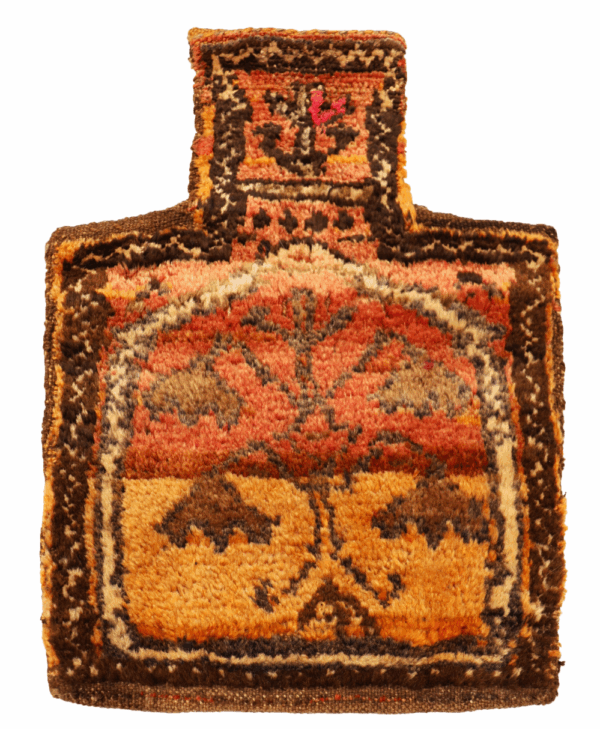 Semi-antique Baluch salt bag or namakdan from Afghanistan. 43x32 cms - Image 4