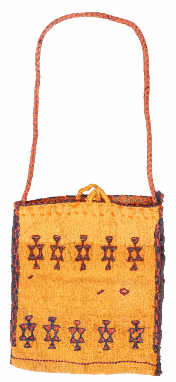 Semi-antique Qashqai bag or chanteh from Iran. 43x25 cms - Image 5
