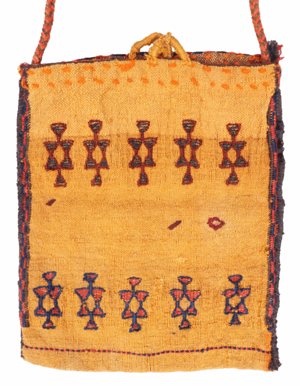 Semi-antique Qashqai bag or chanteh from Iran. 43x25 cms - Image 2