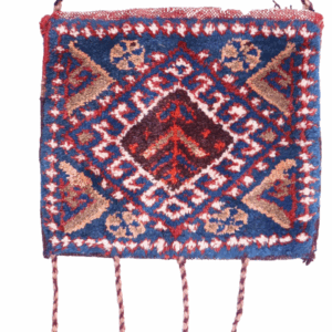 Bolsa o chanteh semi antiguo Luri, Irán. 30x36 cms