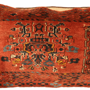 Bolsa torba o pushti antigua turkmana, Afghanistán. 45x87 cms