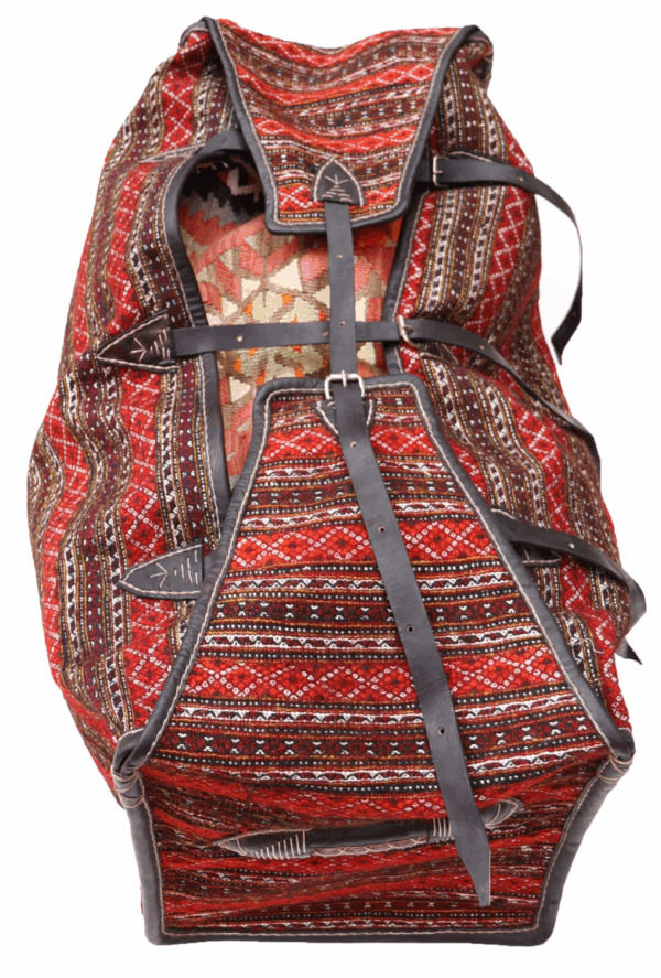 New Qashqai mafrash or suitcase from Iran. 46x112x48 cms - Image 7