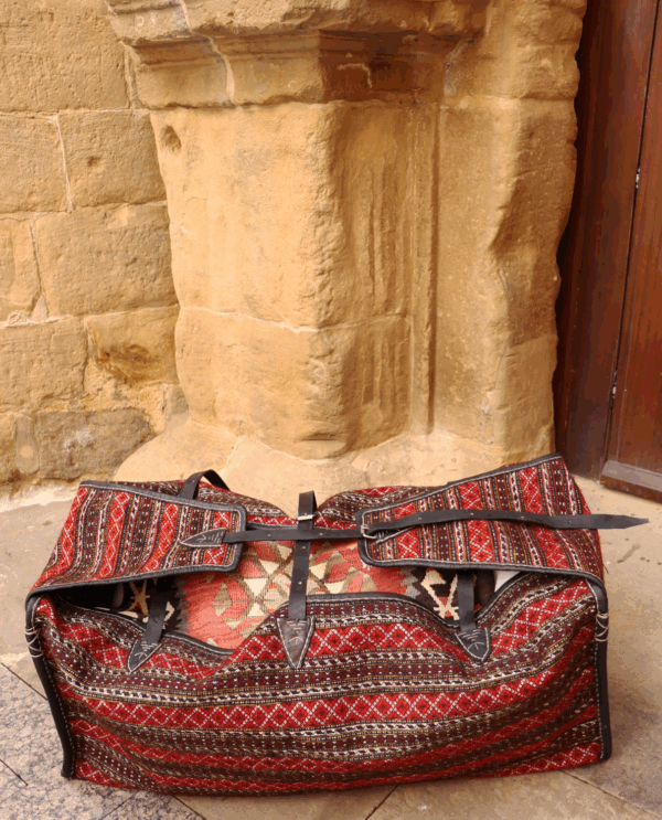 New Qashqai mafrash or suitcase from Iran. 46x112x48 cms - Image 2