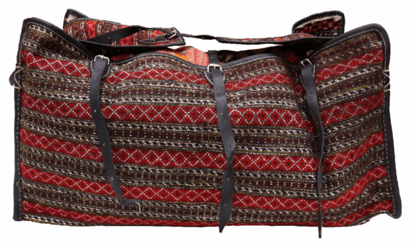 Qashqai mafrash or suitcase from Iran. 46x112x46 cms - Image 3