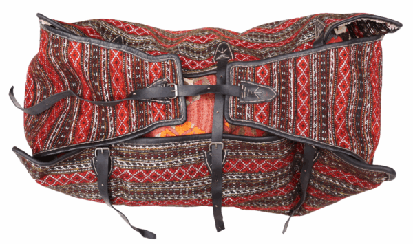Qashqai mafrash or suitcase from Iran. 46x112x46 cms - Image 9