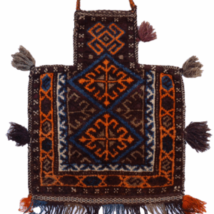 Bolsa semi antigua de sal o namakdan Baluch, Afganistán. 56x46 cms