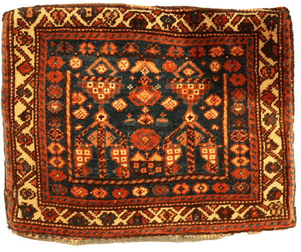 Antique Qashqai chanteh or bag from Iran. 45x55 cms