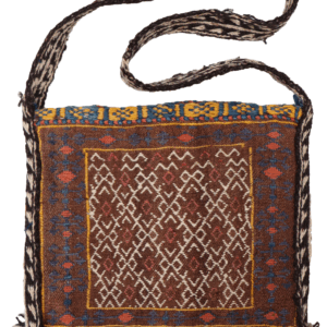 Bolsa o chanteh semi antigua Qashqai, Irán. 36x30 cms