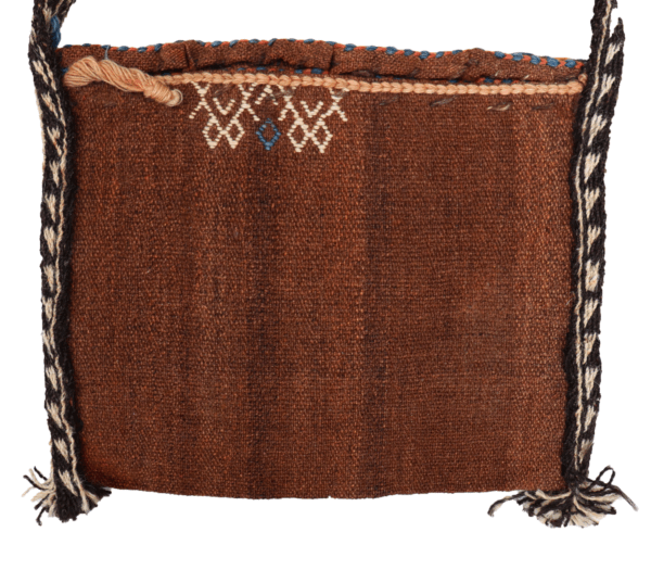 Bolsa o chanteh semi antigua Qashqai, Irán. 36x30 cms - Imagen 2