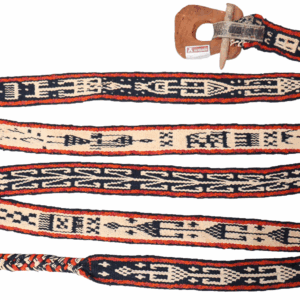 Banda o malband semi antigua Qashqai, Irán. 470x6 cms