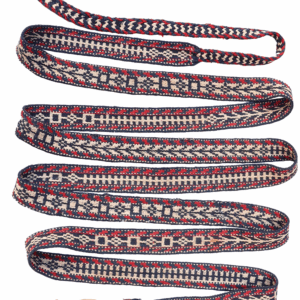Banda o malband Qashqai antigua, Irán. 520x6 cms