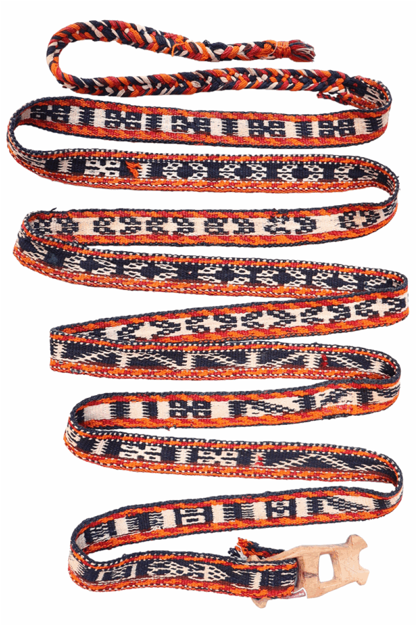 Antique Qashqai band or malband from Iran. 560x5 cms