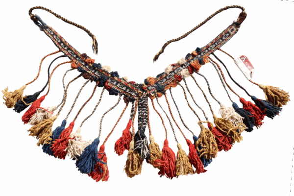 Antique Qashqai Kashkuli horse or camel band from Iran. 93x4 cms