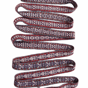 Banda o malband antigua Qashqai Colahlo, Irán. 660x6 cms