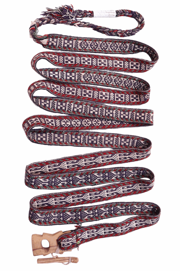 Antique Qashqai Colahlo band or malband from Iran. 660x6 cms