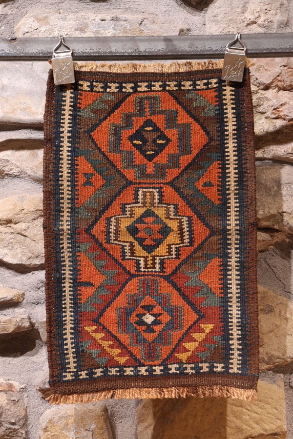 Antique Kurdish bag or chanteh from Iran. 50x33 cms