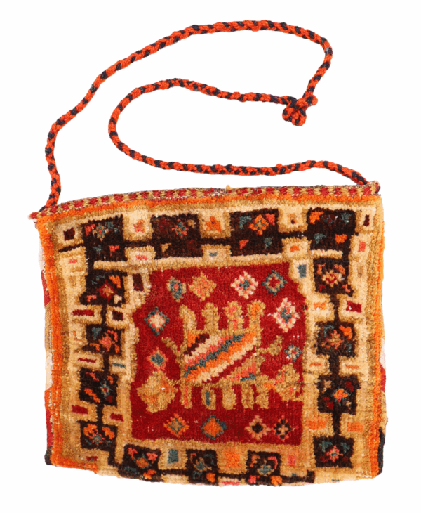 Bolsa o chanteh vintage Qashqai, Irán. 34x30 cms