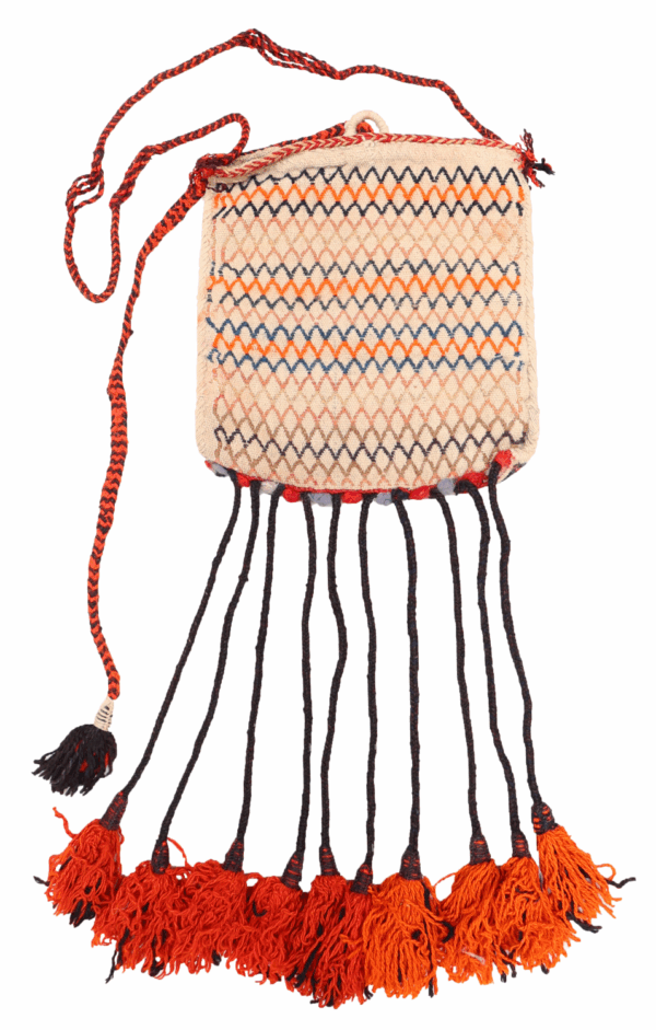 Semi-antique Qashqai bag or chanteh from Iran. 36x33 cms - Image 2