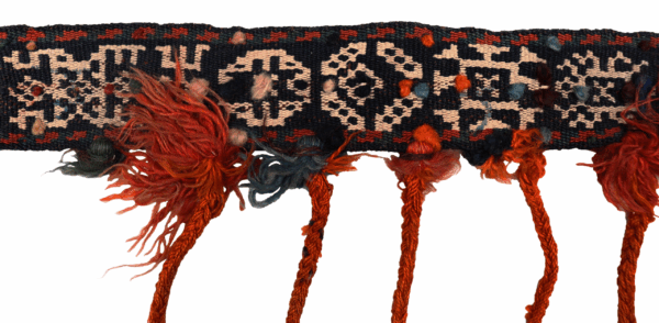 Antique Qashqai horse band from Iran. 42x6 cms - Image 4