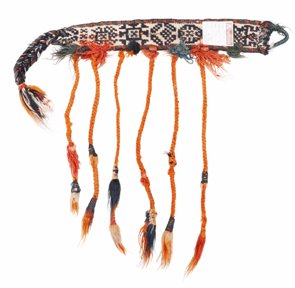 Antique Qashqai horse band from Iran. 42x6 cms - Image 2