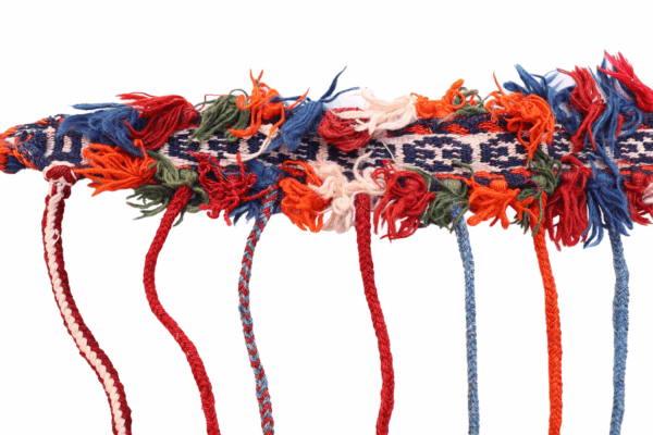Semi-antique Qashqai horse or camel band from Iran. 80x5 cms - Image 3