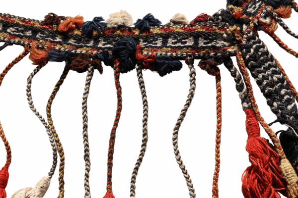Antique Qashqai Kashkuli horse or camel band from Iran. 93x4 cms - Image 3