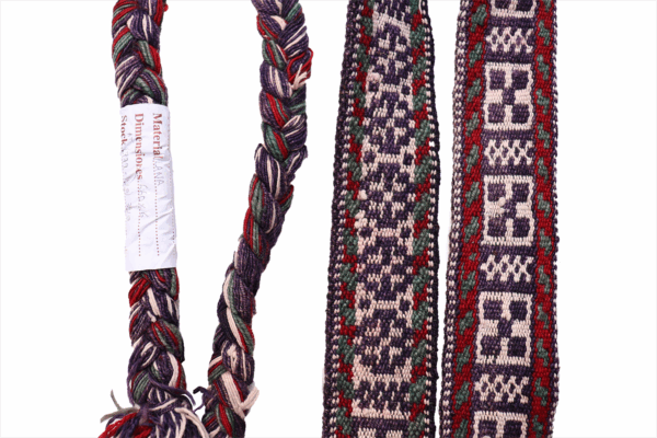 Antique Qashqai Colahlo band or malband from Iran. 660x6 cms - Image 3