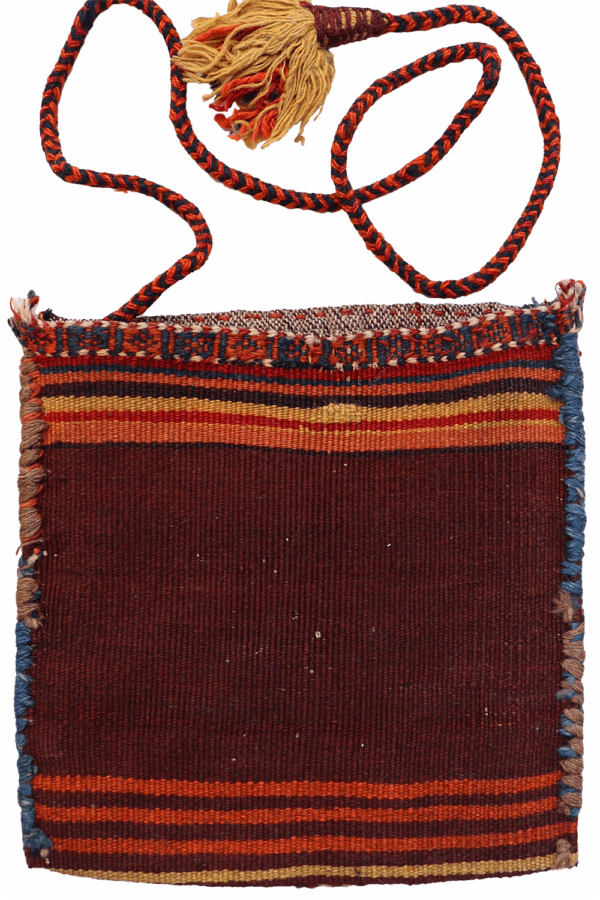 Semi-antique Qashqai bag or chanteh from Iran. 30x30 cms - Image 2