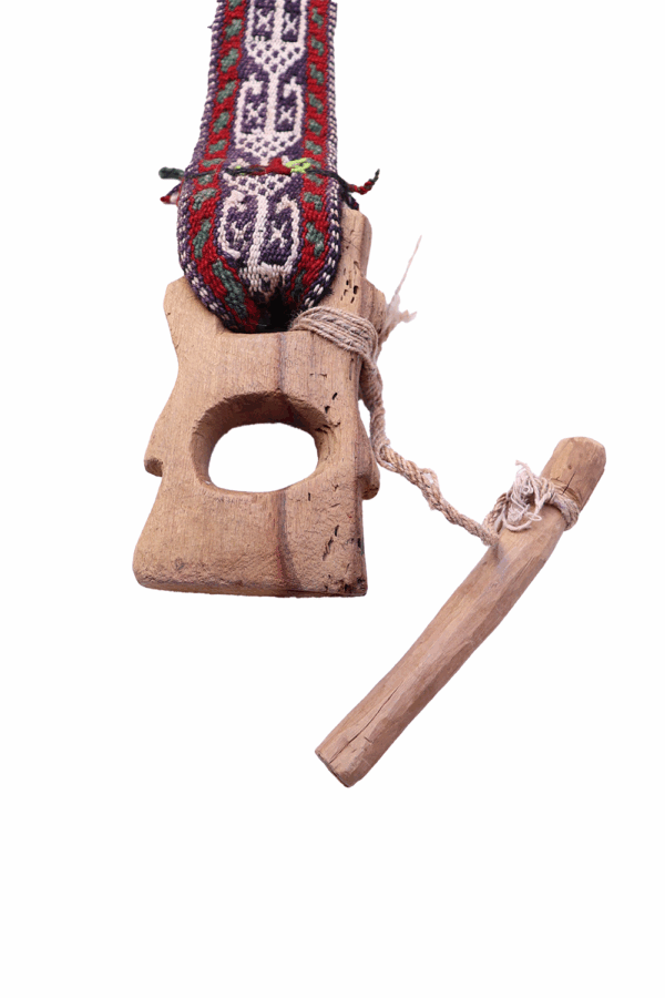 Antique Qashqai Colahlo band or malband from Iran. 660x6 cms - Image 5