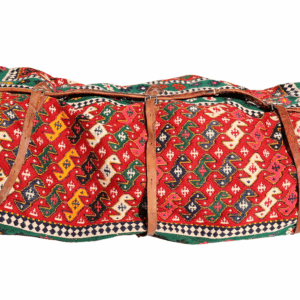 Vintage Qashqai suitcase or mafrash from Iran. 52x125x40 cms