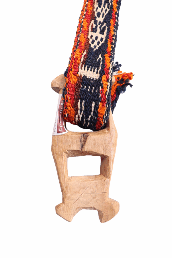 Antique Qashqai band or malband from Iran. 560x5 cms - Image 3