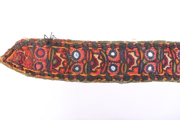 Bordado antiguo Baluch, Afganistán. 65x4'5cms - Imagen 3