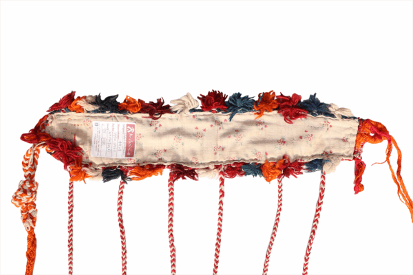Banda semi antigua Qashqai para caballo o camello, Irán. 44x8 cms - Imagen 4