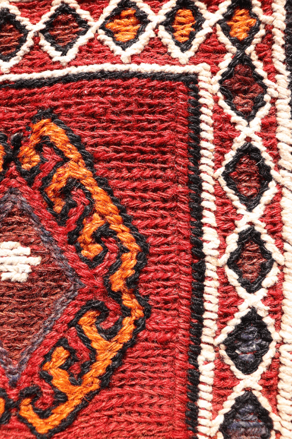 Bolso o chanteh semi antiguo Bakhtiari, Irán. 34x28 cms - Imagen 2