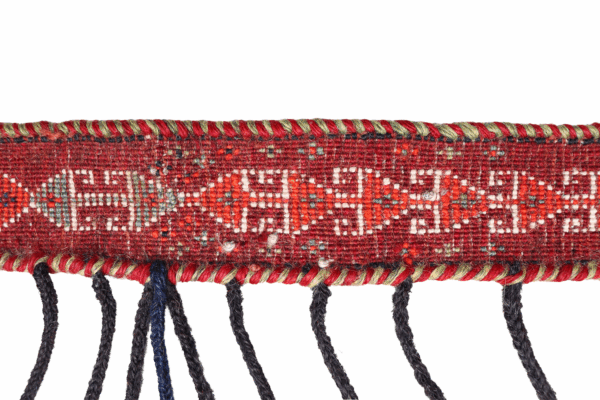 Banda semi antigua para caballo Qashqai, Irán. 86x7 cms - Imagen 5