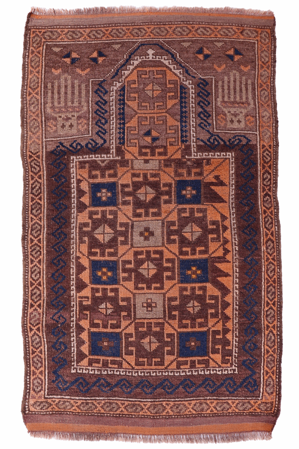 Antique Adreskand Baluch from Afghanistan. 127x70 cms - Image 2