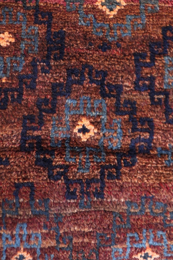 Antique Mushwani Baluch rug from Afghanistan. 132x88 cms - Image 3