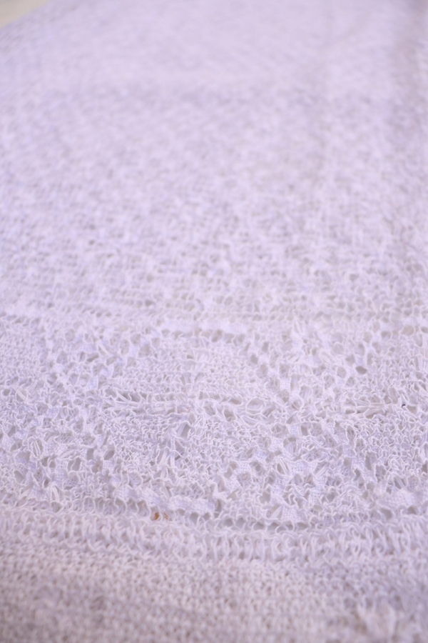 Antique Navarran "Alba" eclesiastican dress from Spain. 205x135 cms - Image 4