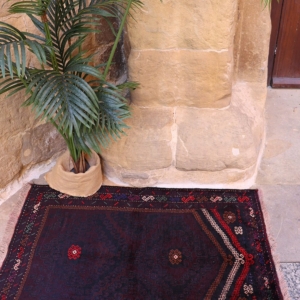 Semi-antique Baluch rug from Herat, Afghanistan. 128x87 cms